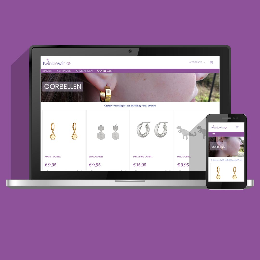 Webshop voor sieraden met WooCommerce